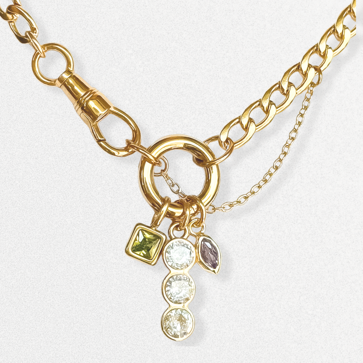 Eclectic Vintage Charm Necklace