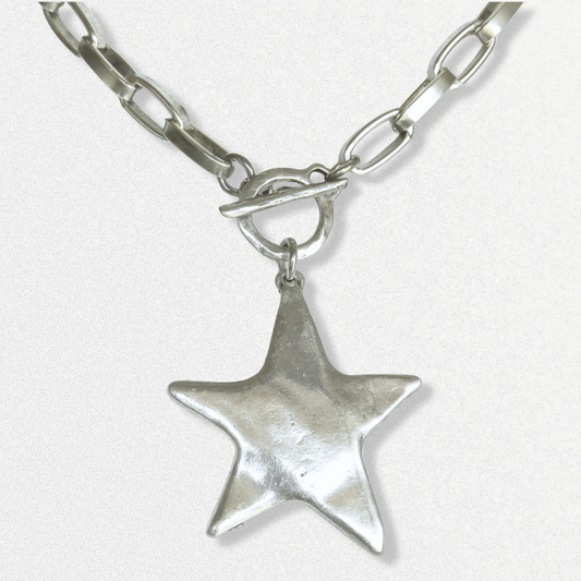 Silver Star Necklace