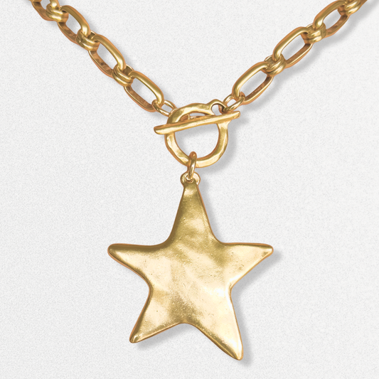 Gold Star Necklace